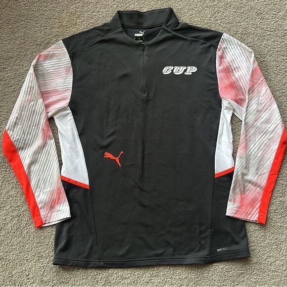 Rare! Puma Mens Individual“CUP” Training  1/4 Zip Top! - Picture 1 of 15